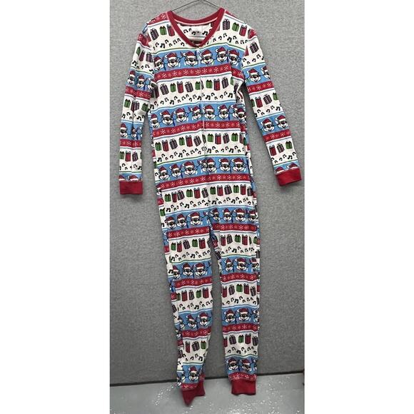 Bucees Pajamas One Piece Mens Small Red Waffle Knit Christmas Adult Long Johns S - Picture 1 of 4